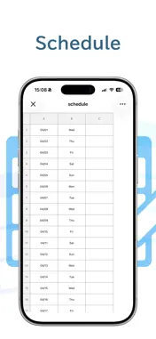 Table Notes Spreadsheet maker screenshot 2