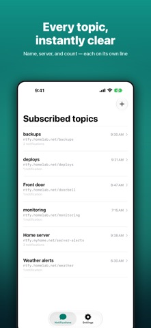 NTFY me - Next Gen Screenshot 1 of 7