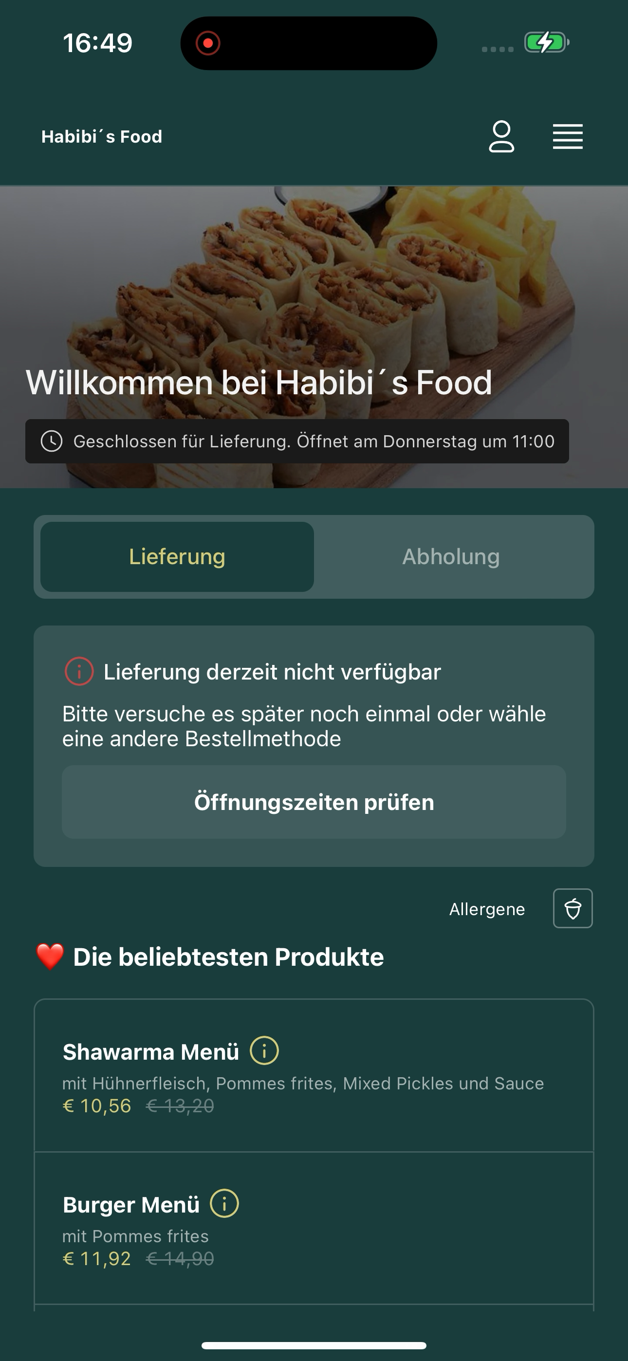 Habibi´s Food screenshot 5