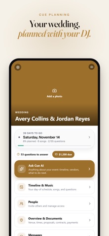 Cue Planning screenshot 1
