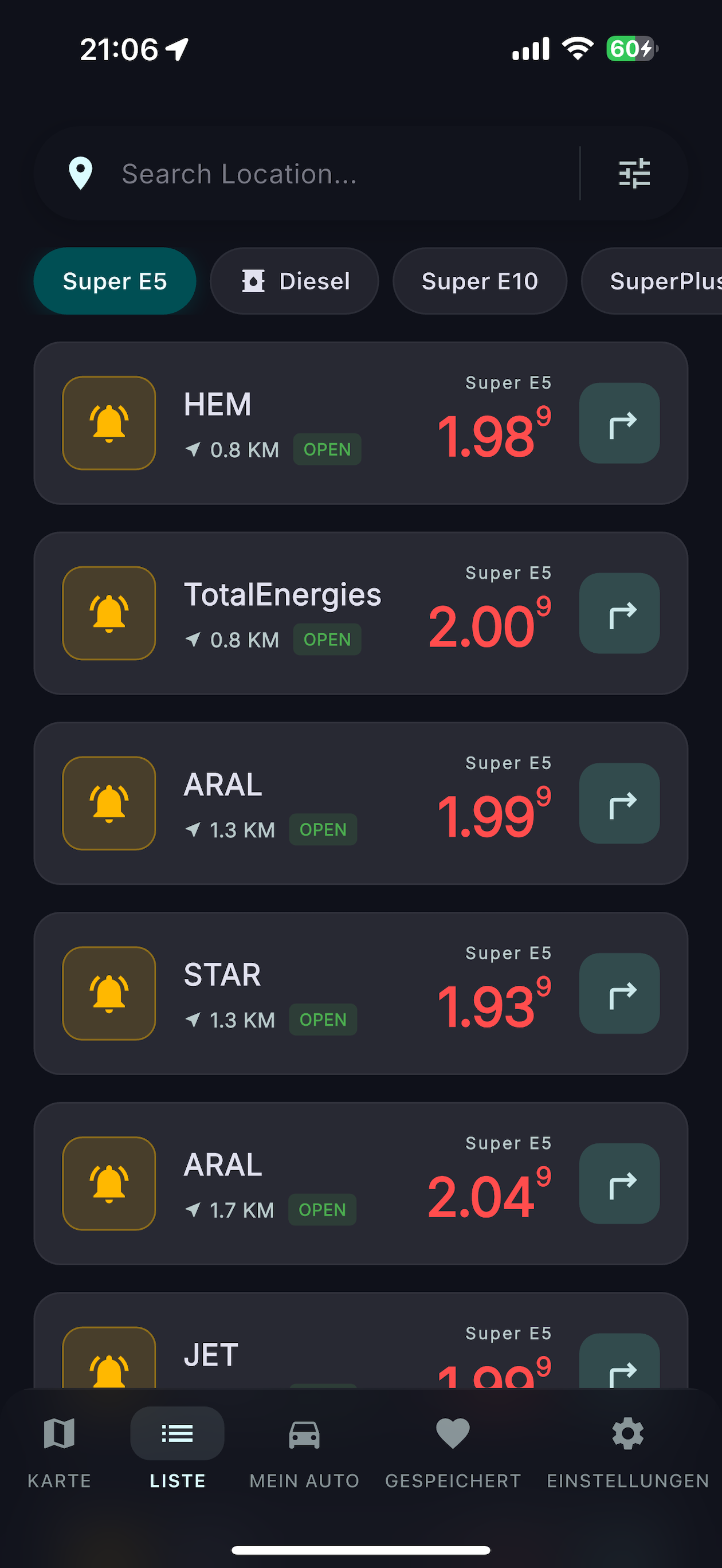 ReTanken: Spritpreise & Sparen screenshot 6