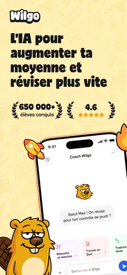 Capture d'écran de Wilgo : IA N°1 - Quiz Révision sur iPhone 1