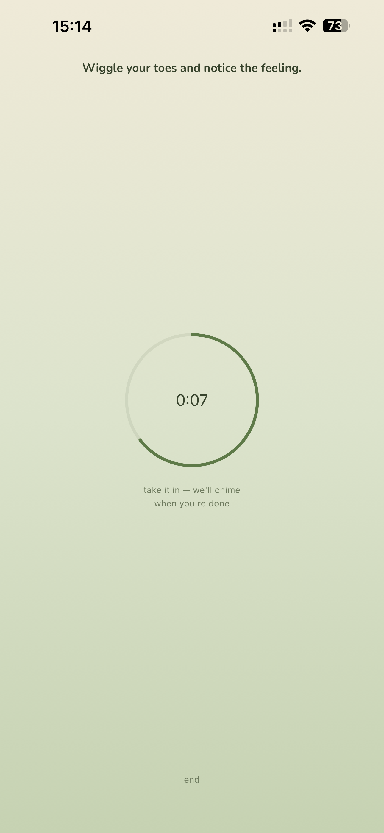 Tend: A Daily Pause screenshot 5