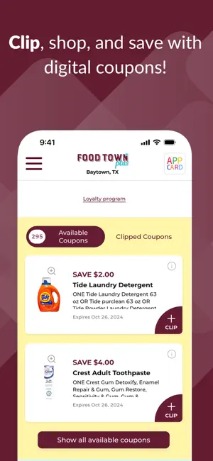 Houston Food Town screenshot 1