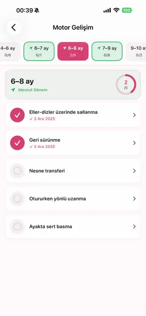 Bebek Gelisim Takibi screenshot 2