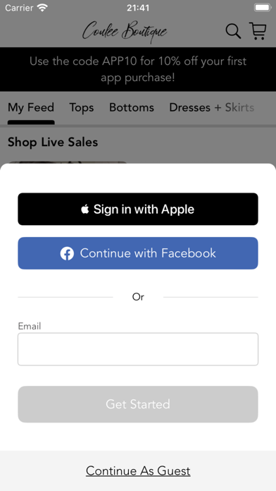 Coulee Boutique Screenshot