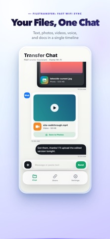 FileTransfer: Fast WiFi Sync iPhone screenshot