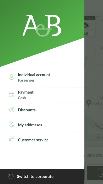 A&B Taxis Basildon Screenshot