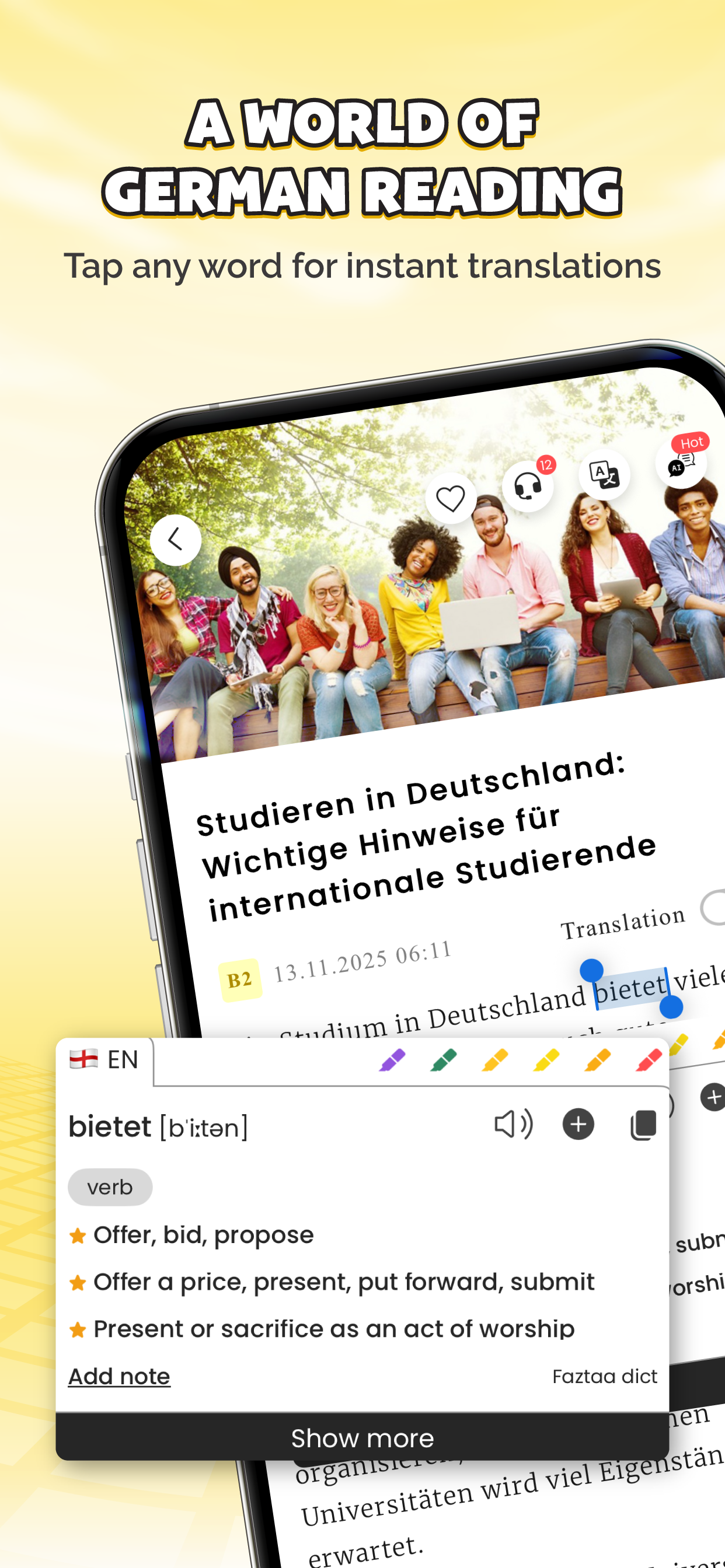 Todaii: Learn German A1-C1 screenshot 2