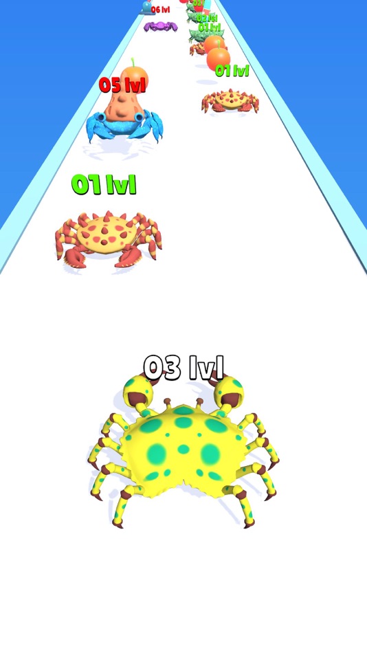 #1. Crab Evolution Run (iOS) 由: Rawky Studios