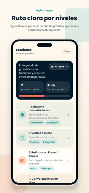 English Engage: Inglés Fácil screenshot 2