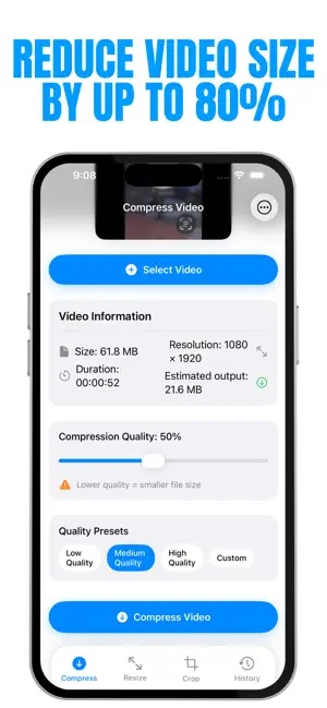 Video Compressor ° screenshot 1