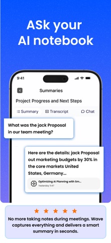 AI Notebook - Note Taker & LM iPhone screenshot