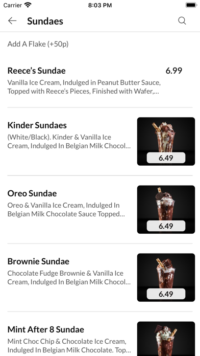 Cravings Ice Cream & Desserts Screenshot