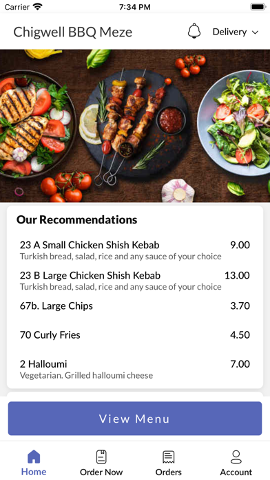 Chigwell BBQ Meze. Screenshot