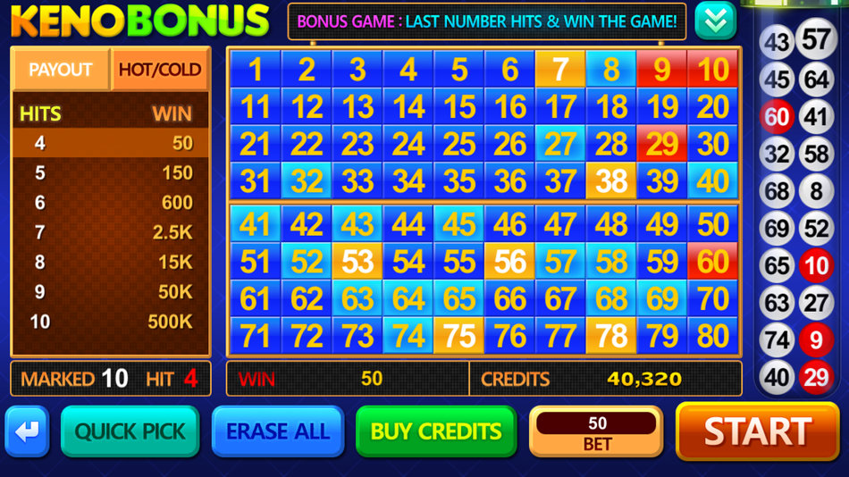 #4. World of Keno : Third Eye Keno (iOS) Podle: whetapp Inc.