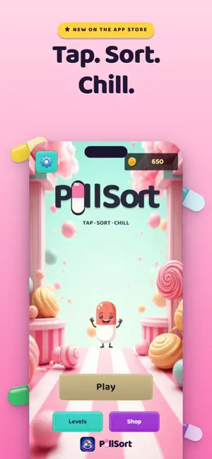 Pill Sort: Color Sorting Game screenshot 1