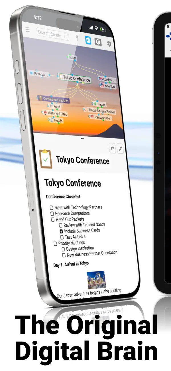 Screenshot #1 pour TheBrain: Smart Notes & Links
