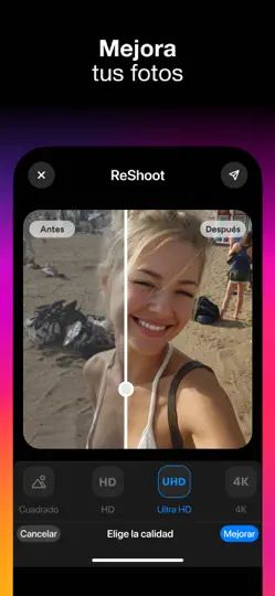 Captura de pantalla de ReShoot: Edita Fotos Con IA en iPhone 5
