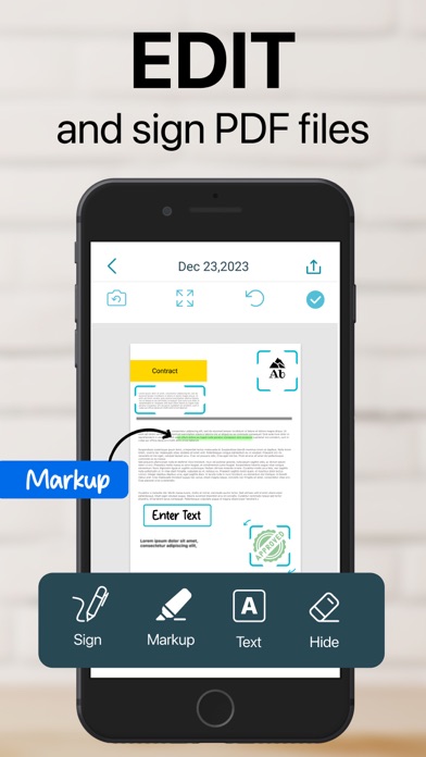 Scan to PDF: Converter Scanner Screenshot