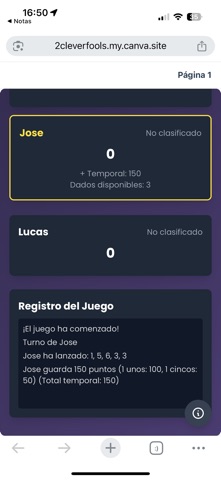 Juego de Dados - 10.000 pts screenshot 3