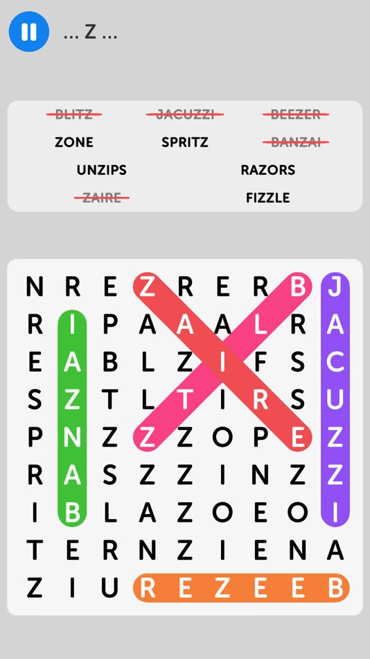 #4. Word Search - Fun Word Game (iOS) 由: MochiBits, LLC