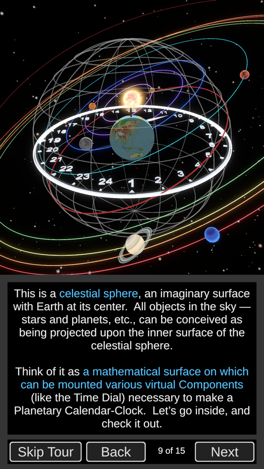 #4. Monad Calendar Clock (iOS) By: Earth at the Center LLC