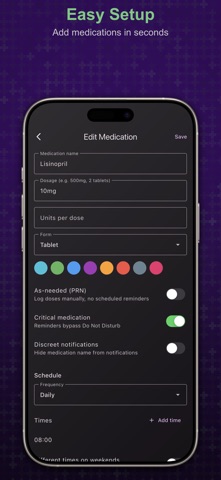 PillPing: Medication Reminder Screenshot 4 of 8