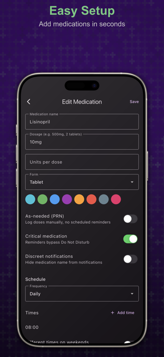 PillPing: Medication Reminder Screenshot 4 of 8