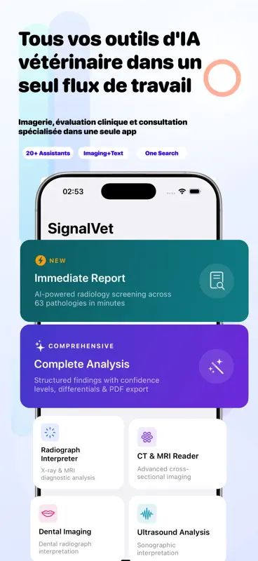 SignalVet AI Pet Radiology screenshot 1 of 3