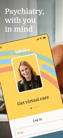 Talkiatry: Virtual Psychiatry iPhone screenshot