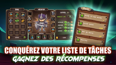 Screenshot #2 pour Habit Hunter: Habitudes RPG
