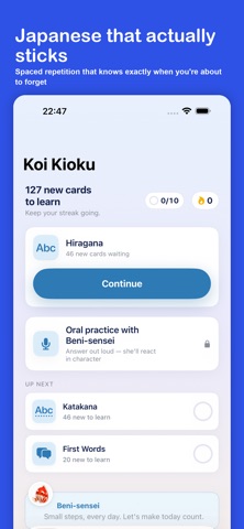 Koi Kioku iPhone screenshot