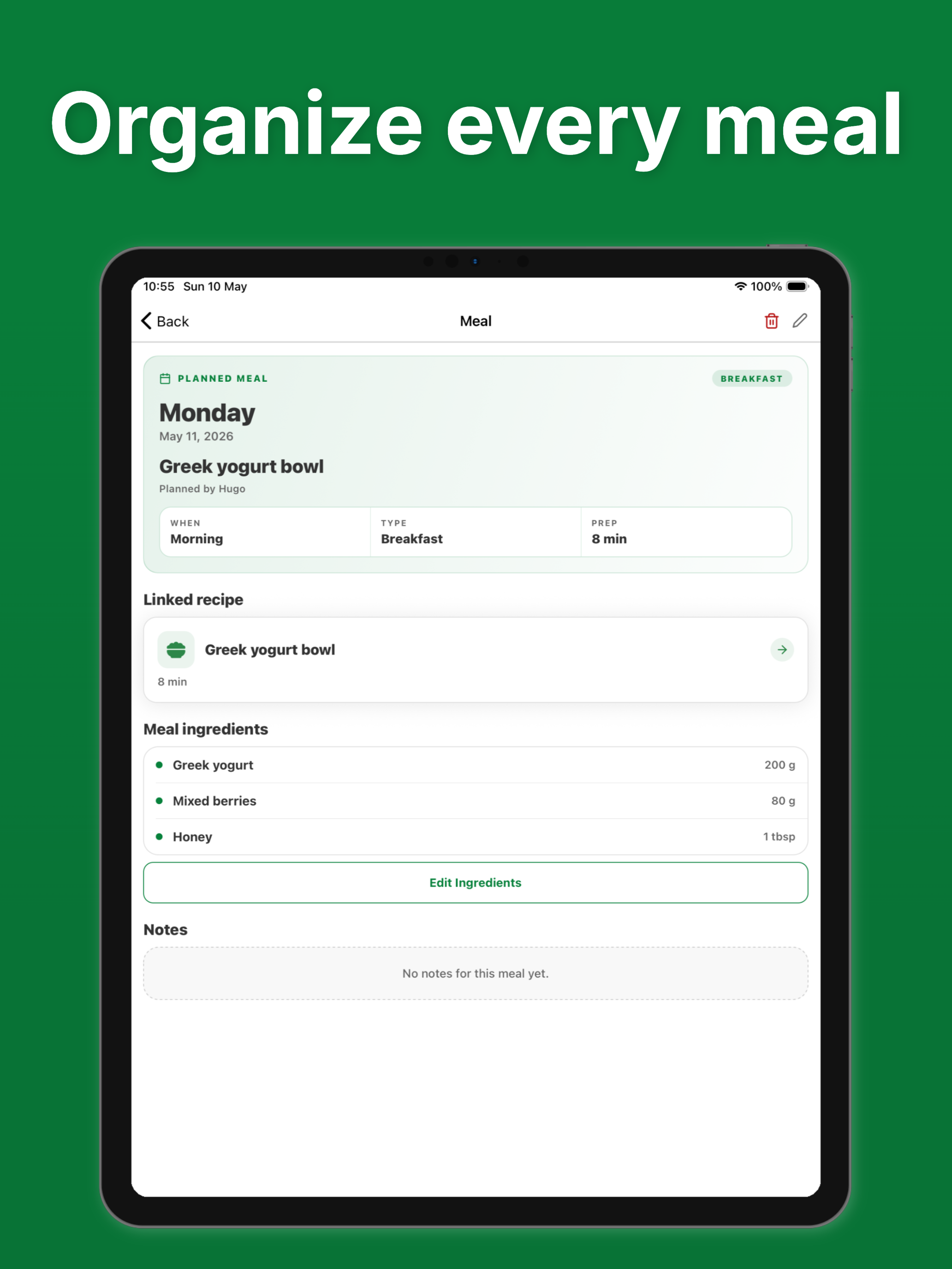 Meal Planner - Cookyno screenshot 11