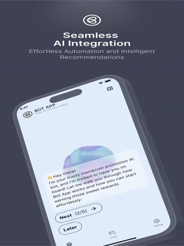 Bot App-AI Driven Automation iPad screenshot