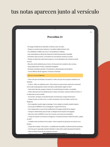 Biblia Notebook iPad screenshot 3