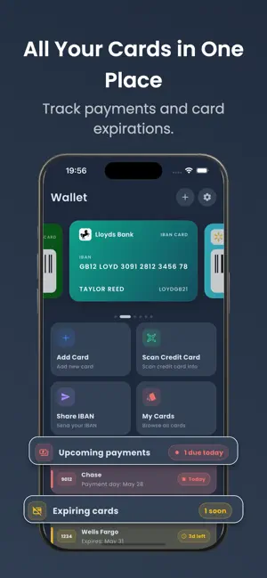 CardWallet: Bank Cards screenshot 1
