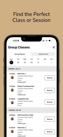 Lifestyle Pilates Maine screenshot