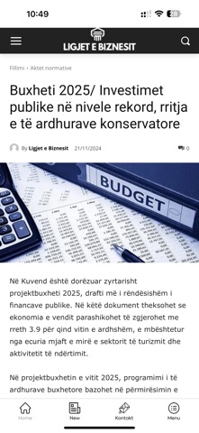 Ligjet e Biznesit screenshot