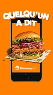 takeaway.com iPhone Captures Décran 1