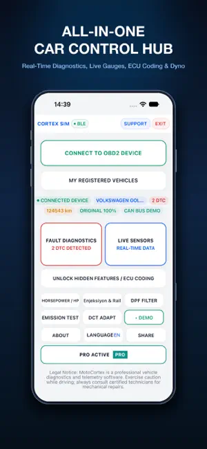 Cortex OBD2 Diagnostic Scanner screenshot 4