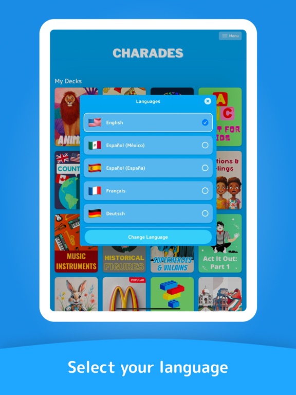 Charades - Family & Party Game iPad screenshot 8 - Games app