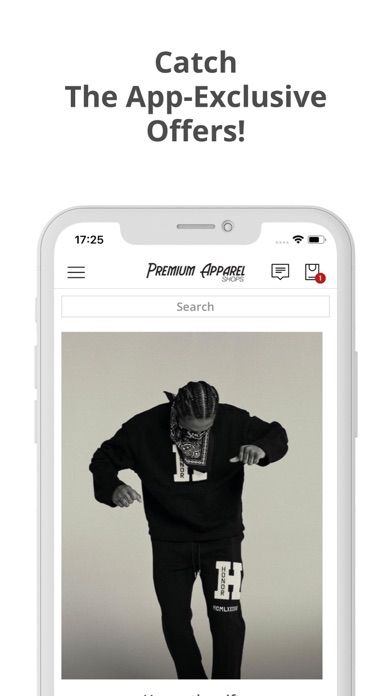 Premium Apparel Shops Screenshot