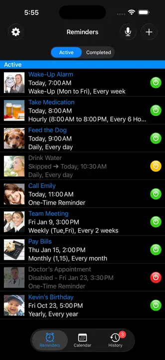 Reminder with Voice Reminders : capture d’écran 6 sur 6