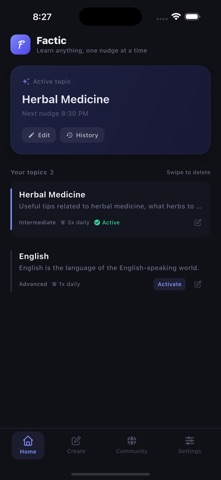 Factic - Know on the Go Screenshot 1 of 7