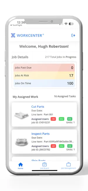 Xometry Workcenter screenshot 1