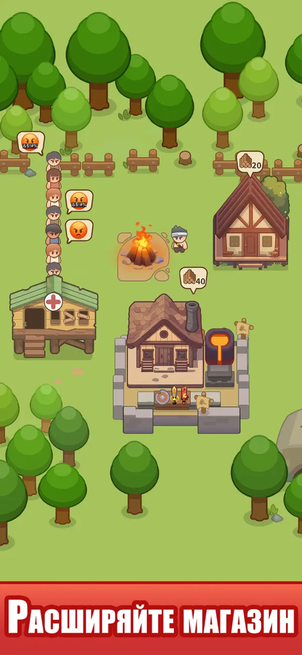 Idle Weapon Shop iOS Mod IPA screenshot 4 - iOS game interface