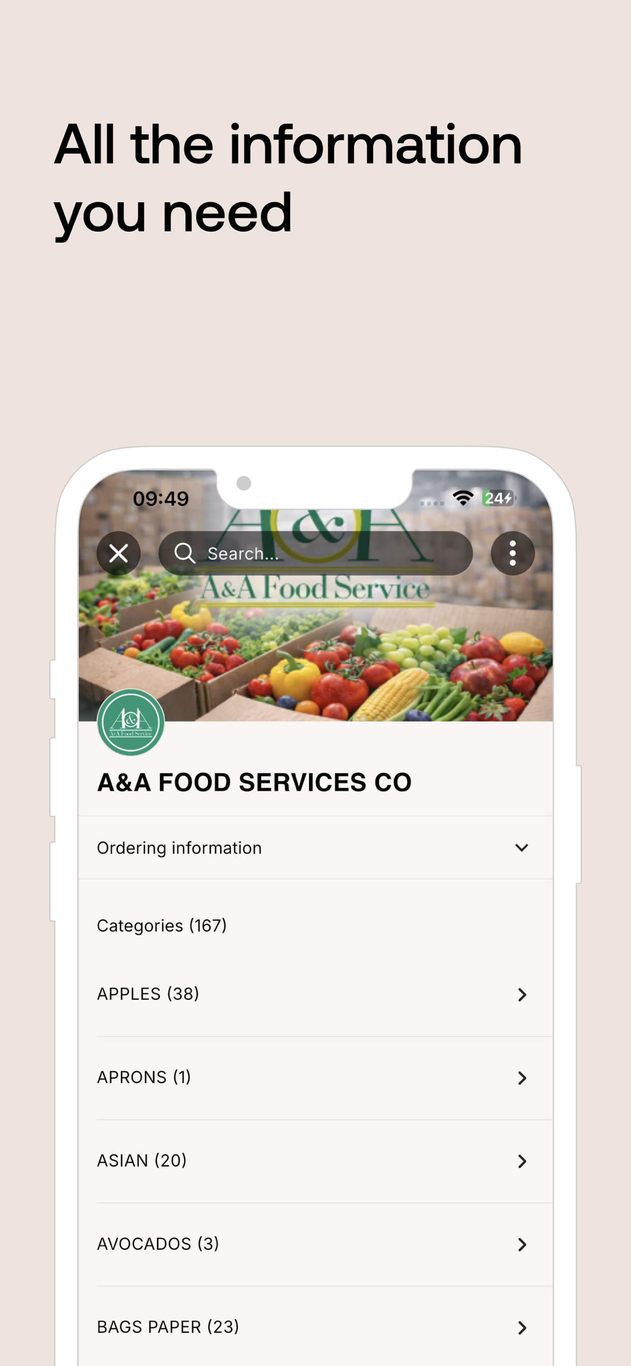 A&A Food Service screenshot 4