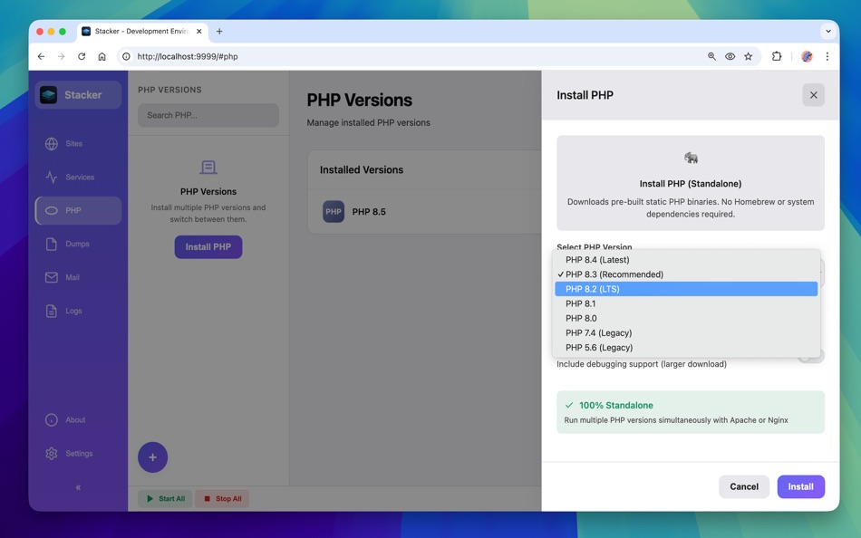 #2. Stacker: Local Dev Environment (macOS) โดย: Yasin Kuyu