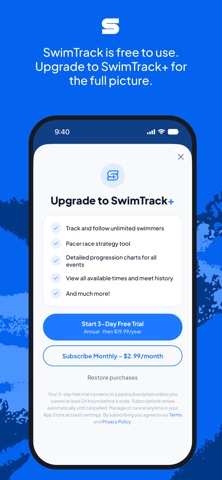 SwimTrackApp Screenshot 7 of 7